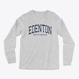 Edenton North Carolina Traditional Light Soft Long Sleeve T-Shirt
