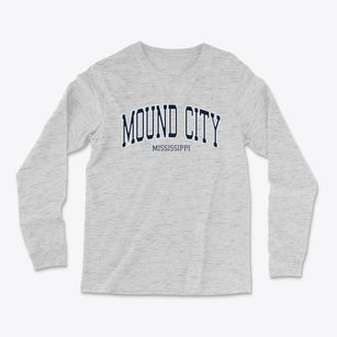 Mound City Mississippi Traditional Light Soft Long Sleeve T-Shirt