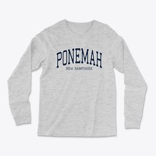Ponemah New Hampshire Traditional Light Soft Long Sleeve T-Shirt