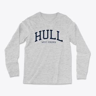 Hull West Virginia Traditional Light Soft Long Sleeve T-Shirt