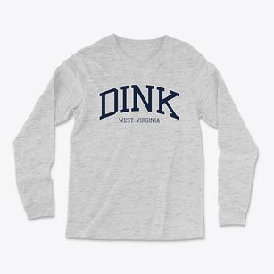 Dink West Virginia Traditional Light Soft Long Sleeve T-Shirt