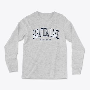 Saratoga Lake New York Traditional Light Soft Long Sleeve T-Shirt