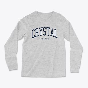 Crystal Nevada Traditional Light Soft Long Sleeve T-Shirt