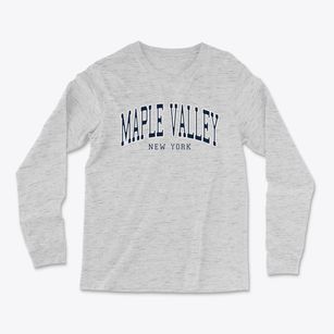 Maple Valley New York Traditional Light Soft Long Sleeve T-Shirt