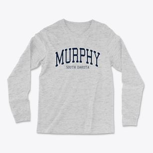Murphy South Dakota Traditional Light Soft Long Sleeve T-Shirt