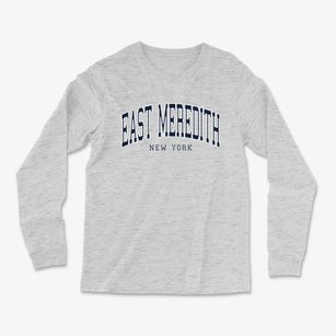East Meredith New York Traditional Light Soft Long Sleeve T-Shirt