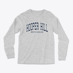 Hooper Hill North Carolina Traditional Light Soft Long Sleeve T-Shirt