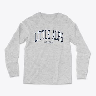 Little Alps Oregon Traditional Light Soft Long Sleeve T-Shirt