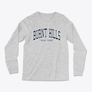 Burnt Hills New York Traditional Light Soft Long Sleeve T-Shirt