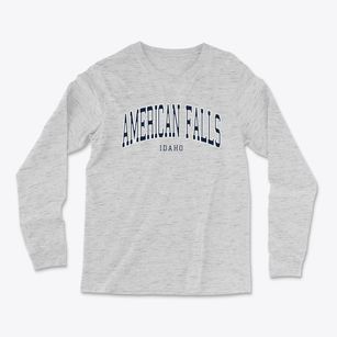 American Falls Idaho Traditional Light Soft Long Sleeve T-Shirt
