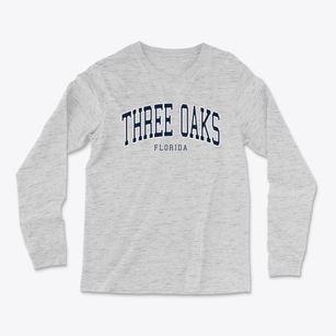 Three Oaks Florida Traditional Light Soft Long Sleeve T-Shirt