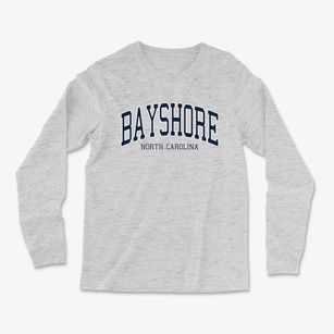 Bayshore North Carolina Traditional Light Soft Long Sleeve T-Shirt