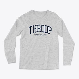 Throop Pennsylvania Traditional Light Soft Long Sleeve T-Shirt