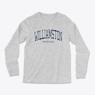 Williamston Michigan Traditional Light Soft Long Sleeve T-Shirt