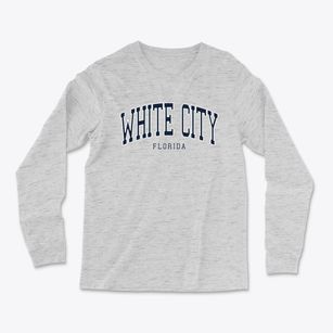 White City Florida Traditional Light Soft Long Sleeve T-Shirt