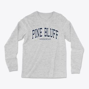 Pine Bluff Arkansas Traditional Light Soft Long Sleeve T-Shirt