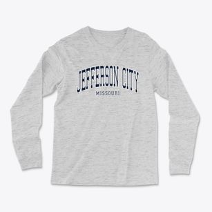 Jefferson City Missouri Traditional Light Soft Long Sleeve T-Shirt