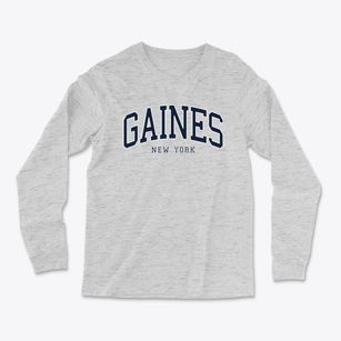 Gaines New York Traditional Light Soft Long Sleeve T-Shirt