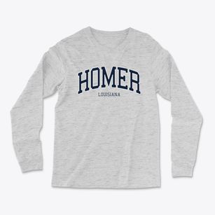 Homer Louisiana Traditional Light Soft Long Sleeve T-Shirt