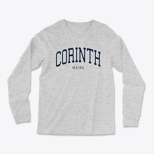 Corinth Maine Traditional Light Soft Long Sleeve T-Shirt