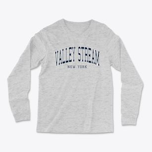 Valley Stream New York Traditional Light Soft Long Sleeve T-Shirt