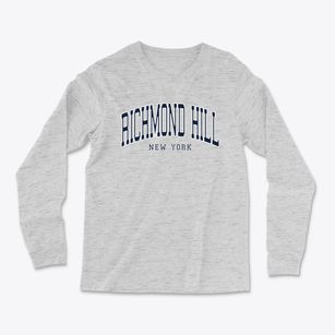 Richmond Hill New York Traditional Light Soft Long Sleeve T-Shirt