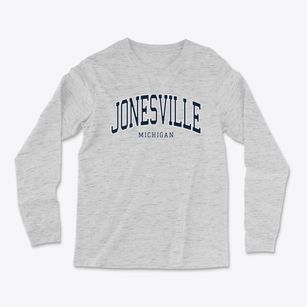 Jonesville Michigan Traditional Light Soft Long Sleeve T-Shirt