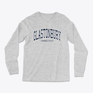 Glastonbury Connecticut Traditional Light Soft Long Sleeve T-Shirt