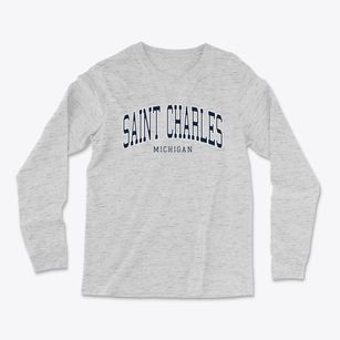 St. Charles Michigan Traditional Light Soft Long Sleeve T-Shirt