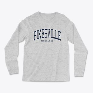 Pikesville Maryland Traditional Light Soft Long Sleeve T-Shirt