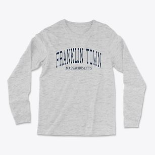 Franklin Town Massachusetts Traditional Light Soft Long Sleeve T-Shirt