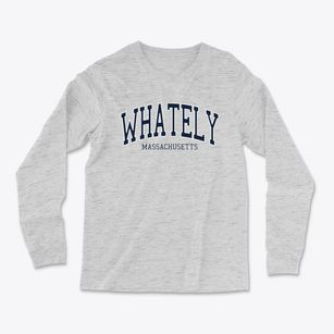 Whately Massachusetts Traditional Light Soft Long Sleeve T-Shirt