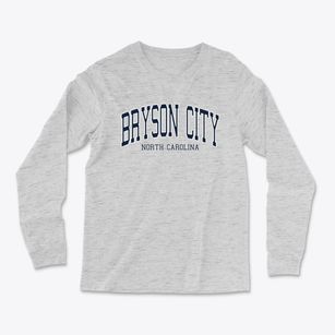 Bryson City North Carolina Traditional Light Soft Long Sleeve T-Shirt