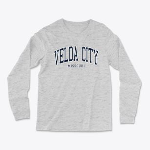 Velda City Missouri Traditional Light Soft Long Sleeve T-Shirt
