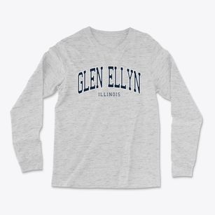 Glen Ellyn Illinois Traditional Light Soft Long Sleeve T-Shirt