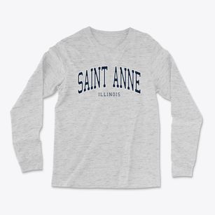 St. Anne Illinois Traditional Light Soft Long Sleeve T-Shirt