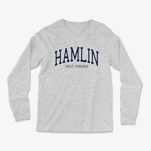 Hamlin West Virginia Traditional Light Soft Long Sleeve T-Shirt