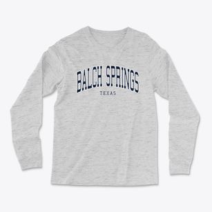 Balch Springs Texas Traditional Light Soft Long Sleeve T-Shirt