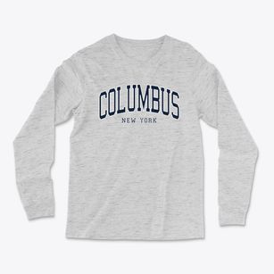 Columbus New York Traditional Light Soft Long Sleeve T-Shirt
