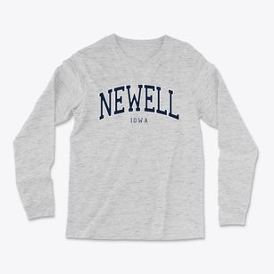 Newell Iowa Traditional Light Soft Long Sleeve T-Shirt