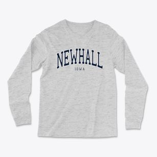 Newhall Iowa Traditional Light Soft Long Sleeve T-Shirt