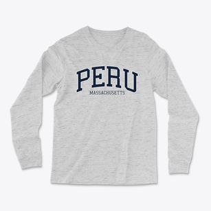 Peru Massachusetts Traditional Light Soft Long Sleeve T-Shirt
