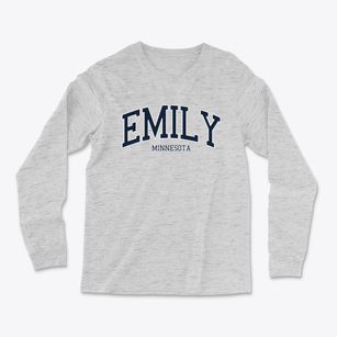 Emily Minnesota Traditional Light Soft Long Sleeve T-Shirt