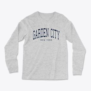 Garden City New York Traditional Light Soft Long Sleeve T-Shirt