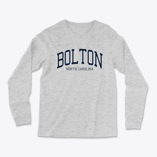 Bolton North Carolina Traditional Light Soft Long Sleeve T-Shirt