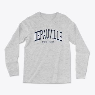 Depauville New York Traditional Light Soft Long Sleeve T-Shirt