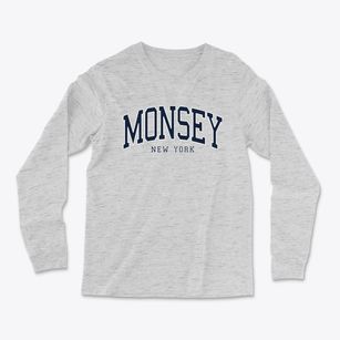 Monsey New York Traditional Light Soft Long Sleeve T-Shirt