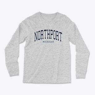 Northport Michigan Traditional Light Soft Long Sleeve T-Shirt