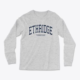 Ethridge Tennessee Traditional Light Soft Long Sleeve T-Shirt