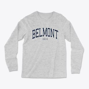 Belmont Ohio Traditional Light Soft Long Sleeve T-Shirt